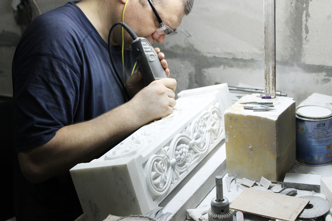 обработка мрамора